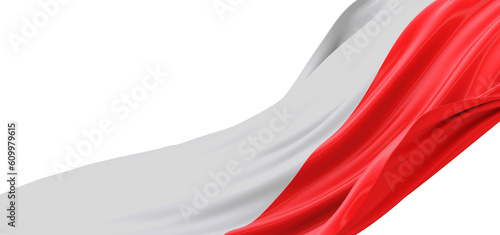 poland flag 3d