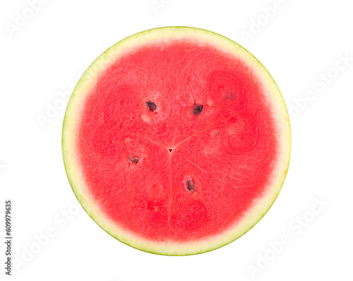 Watermelon half slice transparent png.