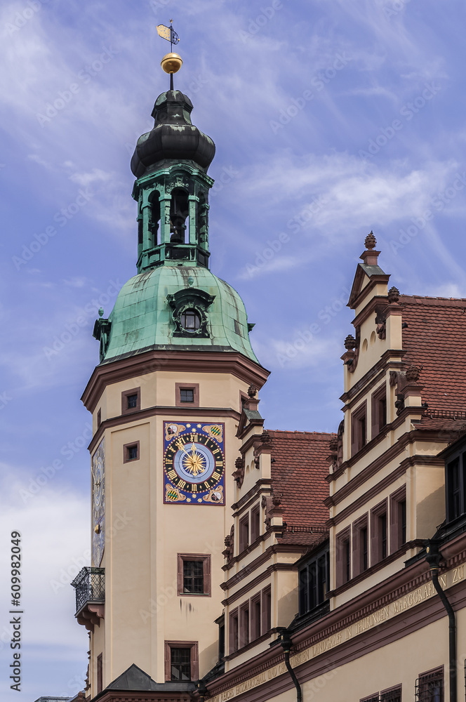 Leipzig Sachsen Rathaus am Markt
