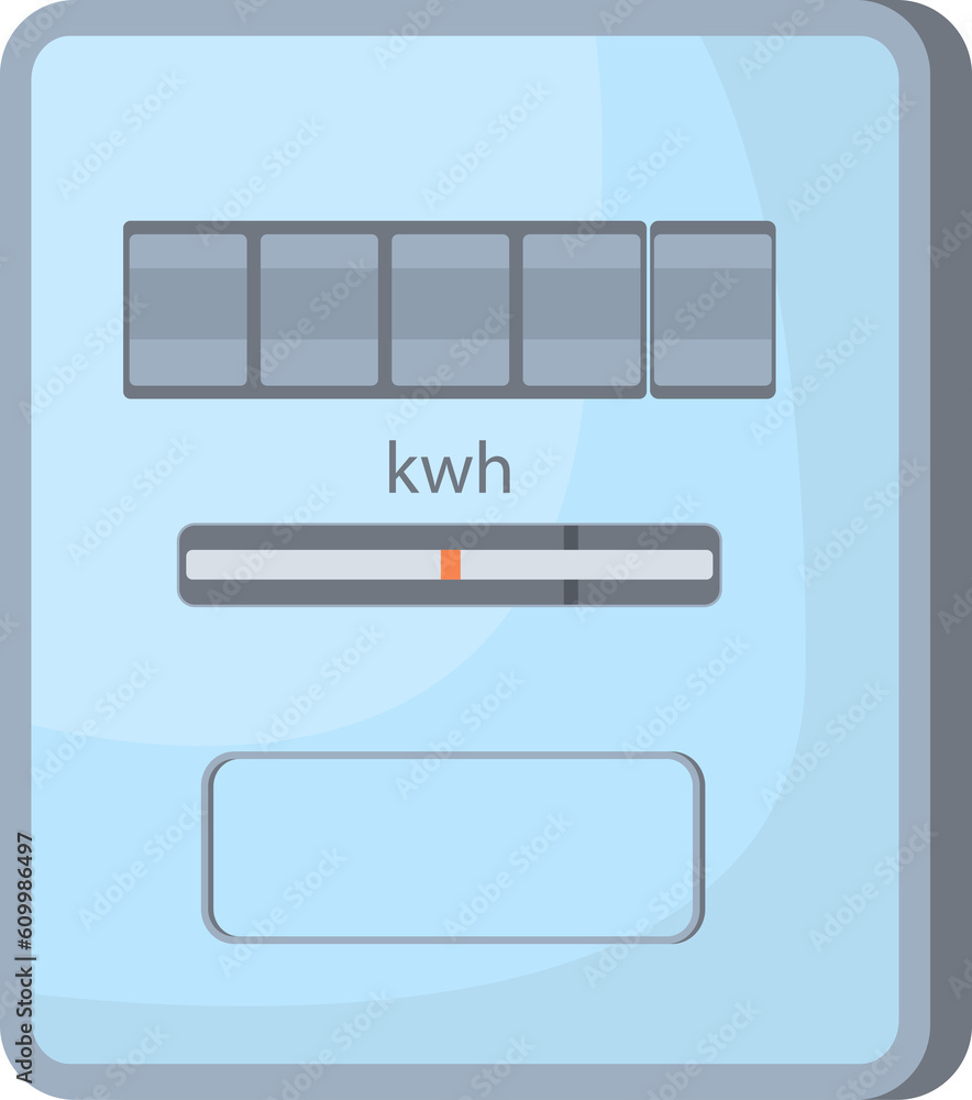 Electrical distribution panel, electricity usage calculator