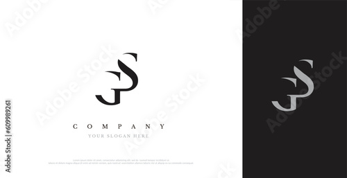 Initial GS Logo Design Vector 