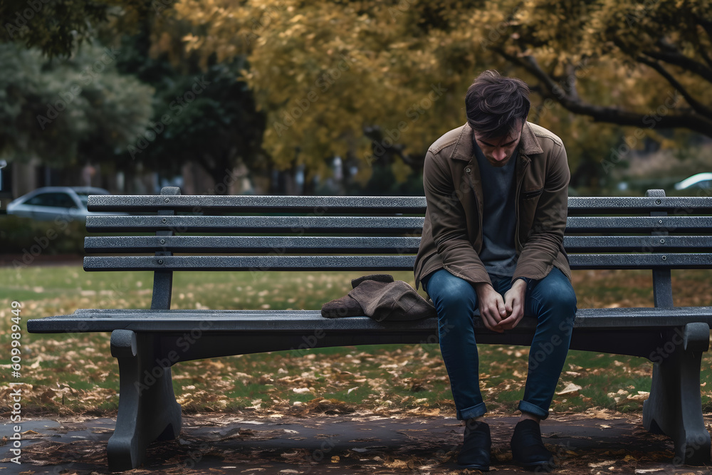 Fototapeta premium Mental Illness Depression