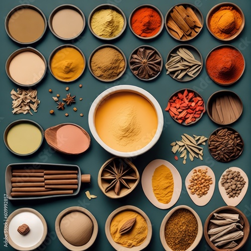 A image of perfect spice knolling volume two, created with generative ai, ki