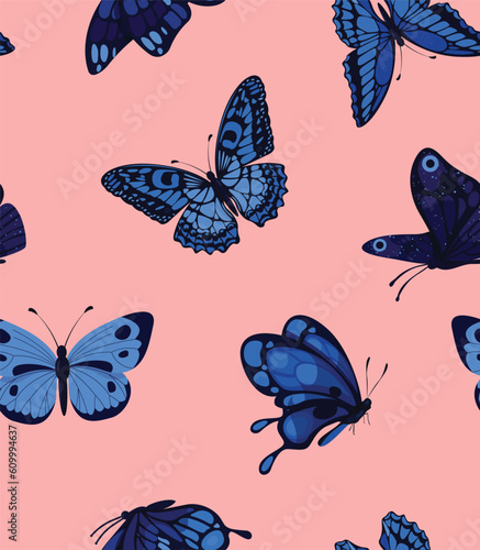 Butterfly Seamless Patterns © AsmaAktaer