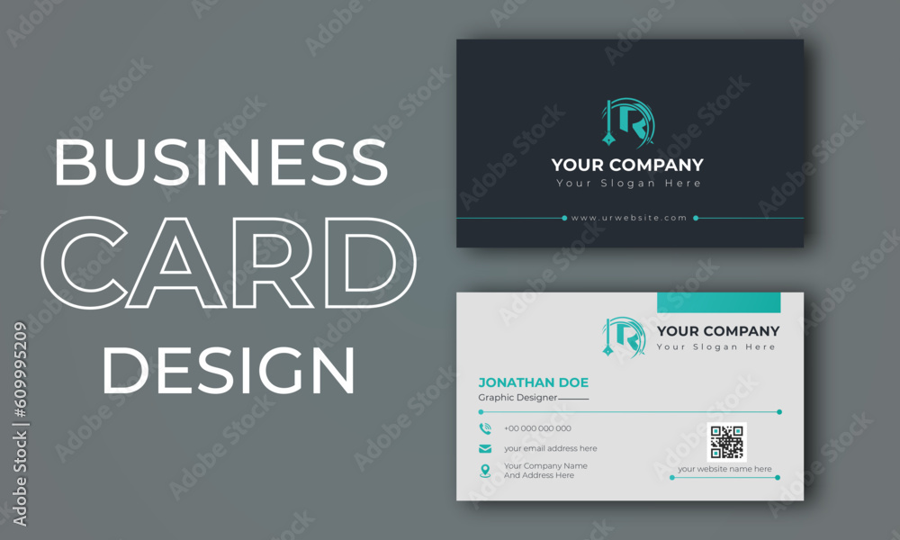 Modern Editable Business Card Template, Minimalist Business Cards, Chic Business Card, Printable Business Card Template