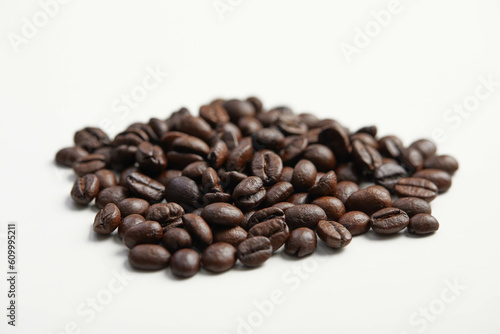 Coffee beans. Isolated on a white background © ChefsDan