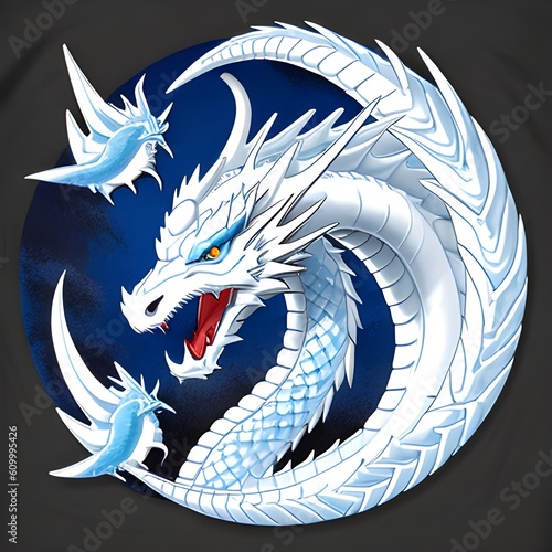 Drago Bianco occhi blu custode della fiamma blu
Blue eyes White dragon guardian of the blue flame