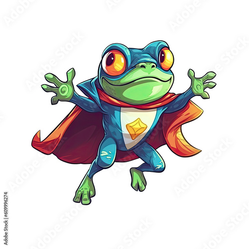 Funny Frogs, Frog Images, Fun Fog Clipart, Frogs as People, AI Generated photo