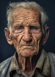 Elderly Man Portrait-Generative AI