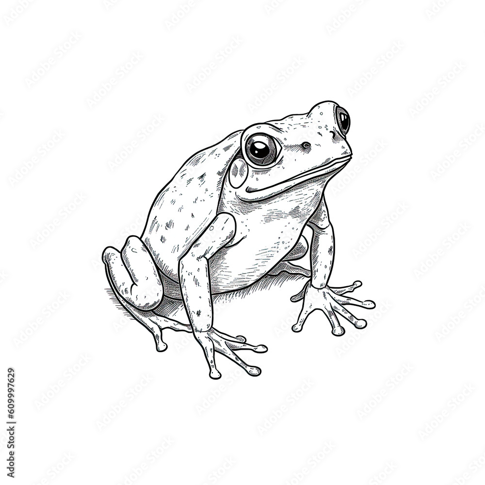 Frog Art Images, Minimalist Frogs, Frog Icon or Logo, Frog Design, AI