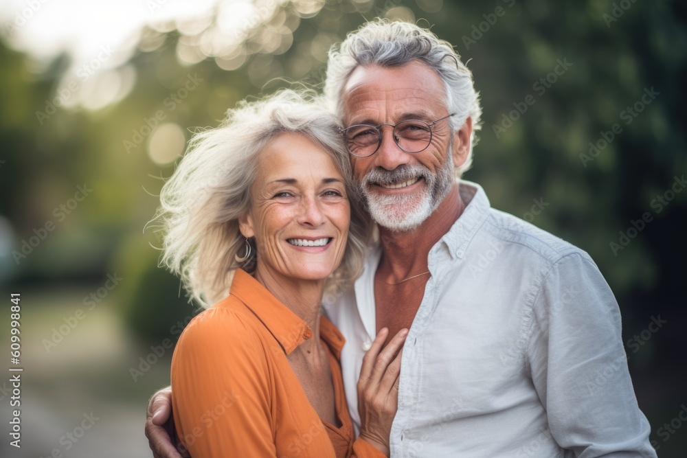Eternal Joy: Old Couple Laughing in the Warm Sunshine Eternal Joy: Old Couple Laughing in the Warm Sunshine