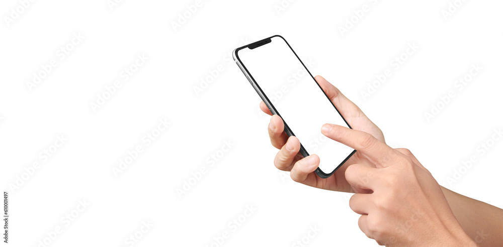 Hand holding new smartphone . Smartphone png Hand holding new smartphone . Smartphone png