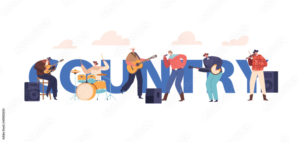 Talented Country Music Band Creating Soulful Melodies With Heartfelt Lyrics, Captivating Audiences With Authentic Sound Talented Country Music Band Creating Soulful Melodies With Heartfelt Lyrics, Captivating Audiences With Authentic Sound