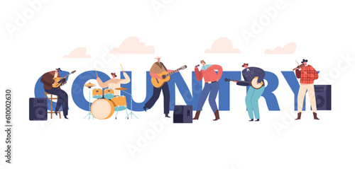 Talented Country Music Band Creating Soulful Melodies With Heartfelt Lyrics, Captivating Audiences With Authentic Sound