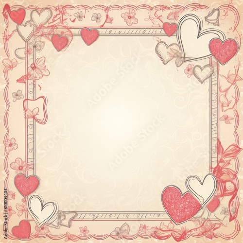 Illustrations for valentine cards or other design aids mockup And it makes it easier for designers to work photo