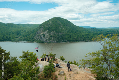 Canvastavla View of the Hudson River from Breakneck Ridge, near Cold Spring, New York