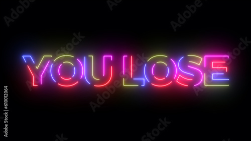 You lose colored text. Laser vintage effect. Infinite loopable 4K animation