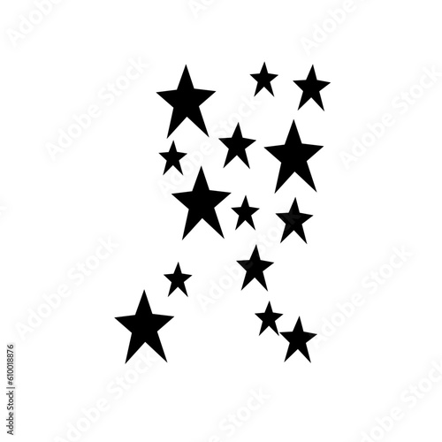 Silhouette Group Of Star