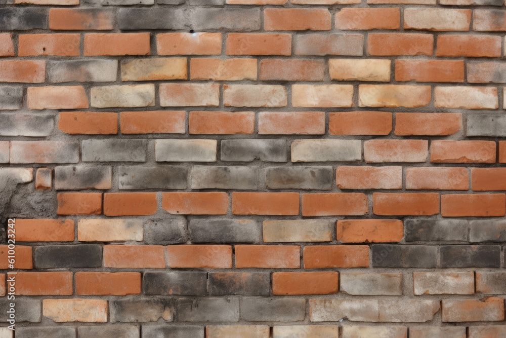 Brick wall background abstract pattern brickwork. AI Brick wall background abstract pattern brickwork. AI