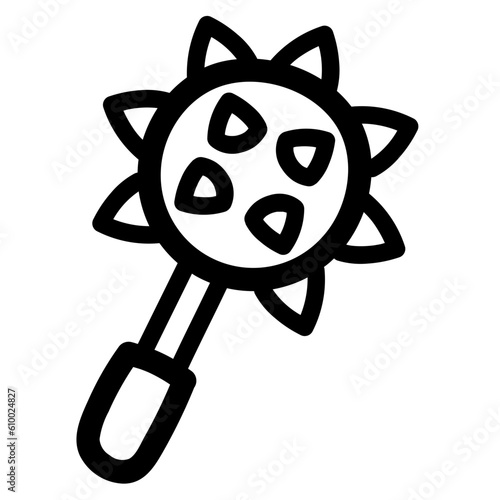flail line icon style