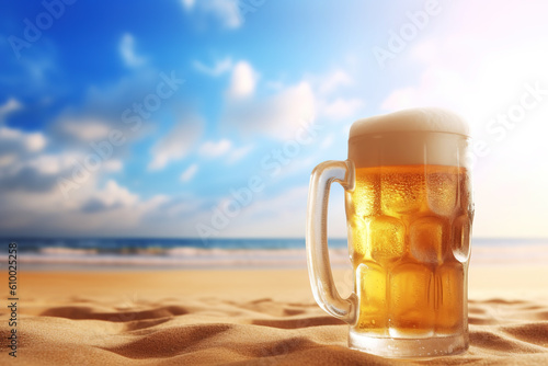 Beer on the Summer Beach
