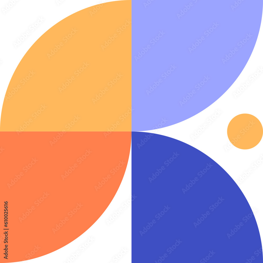 Abstract geometric element. Bauhaus elements for poster design, template design, or cover design. Abstract geometric element. Bauhaus elements for poster design, template design, or cover design.