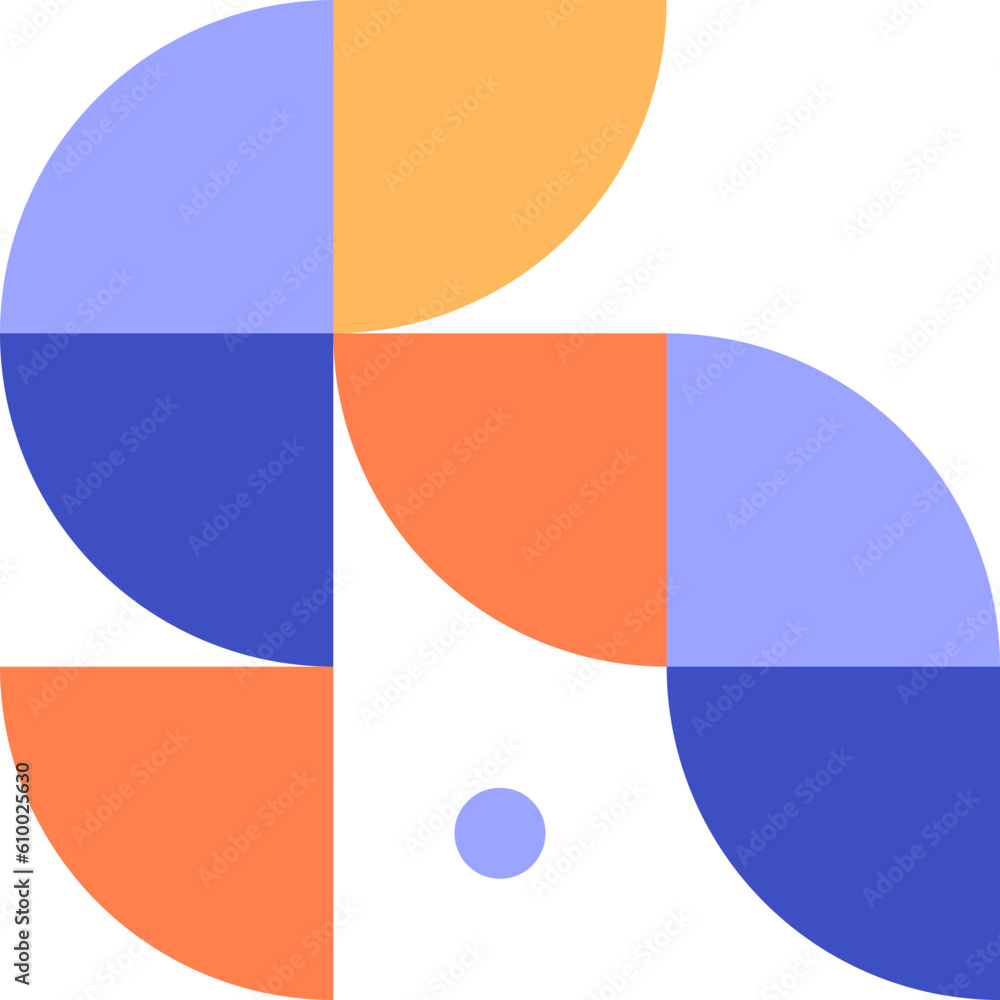 Abstract geometric element. Bauhaus elements for poster design, template design, or cover design. Abstract geometric element. Bauhaus elements for poster design, template design, or cover design.