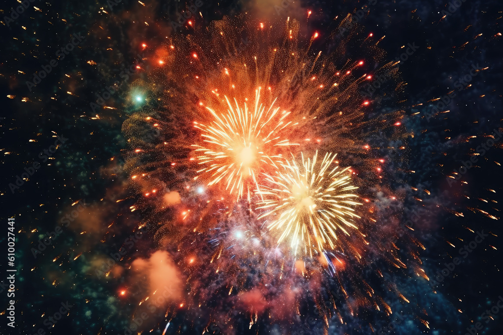 Fireworks in the Night Sky Fireworks in the Night Sky