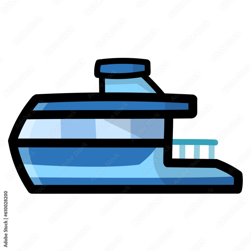 river bus filled outline icon style river bus filled outline icon style