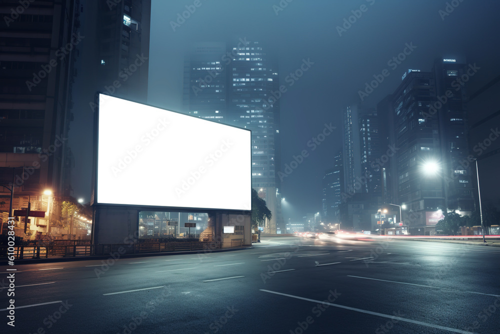 Large blank billboard materials for cities Large blank billboard materials for cities