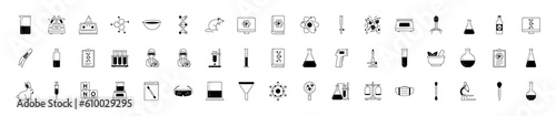 Science lab and disease prevention signs. Medical healthcare, doctor icons. Chemical formula, medical doctor research, chemistry testing lab icons. Vector illustration