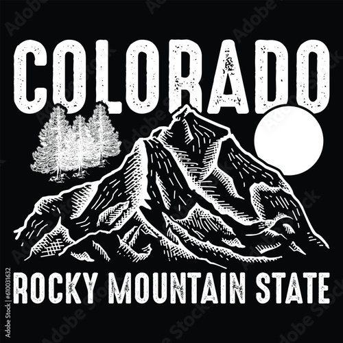 Vintage Colorado Hiking Retro Gift T Shirt