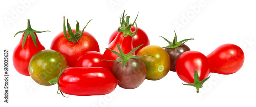 Tomates cerise de différentes variétés