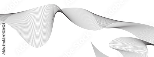 Abstract wavy curve lines background. Abstract frequency sound wave lines and technology curve lines background. Abstract business wave curve lines background