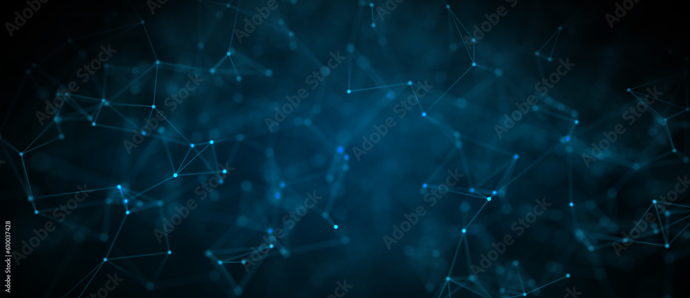Abstract futuristic - technology with polygonal shapes on dark blue background. Design digital technology concept. 3d illustration. Abstract futuristic - technology with polygonal shapes on dark blue background. Design digital technology concept. 3d illustration.