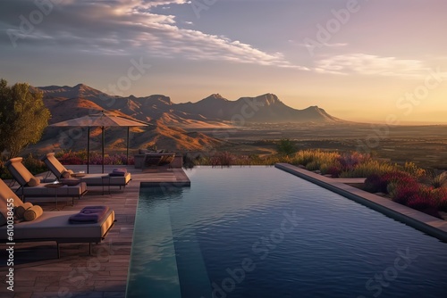 Beautiful pool with magnifi...