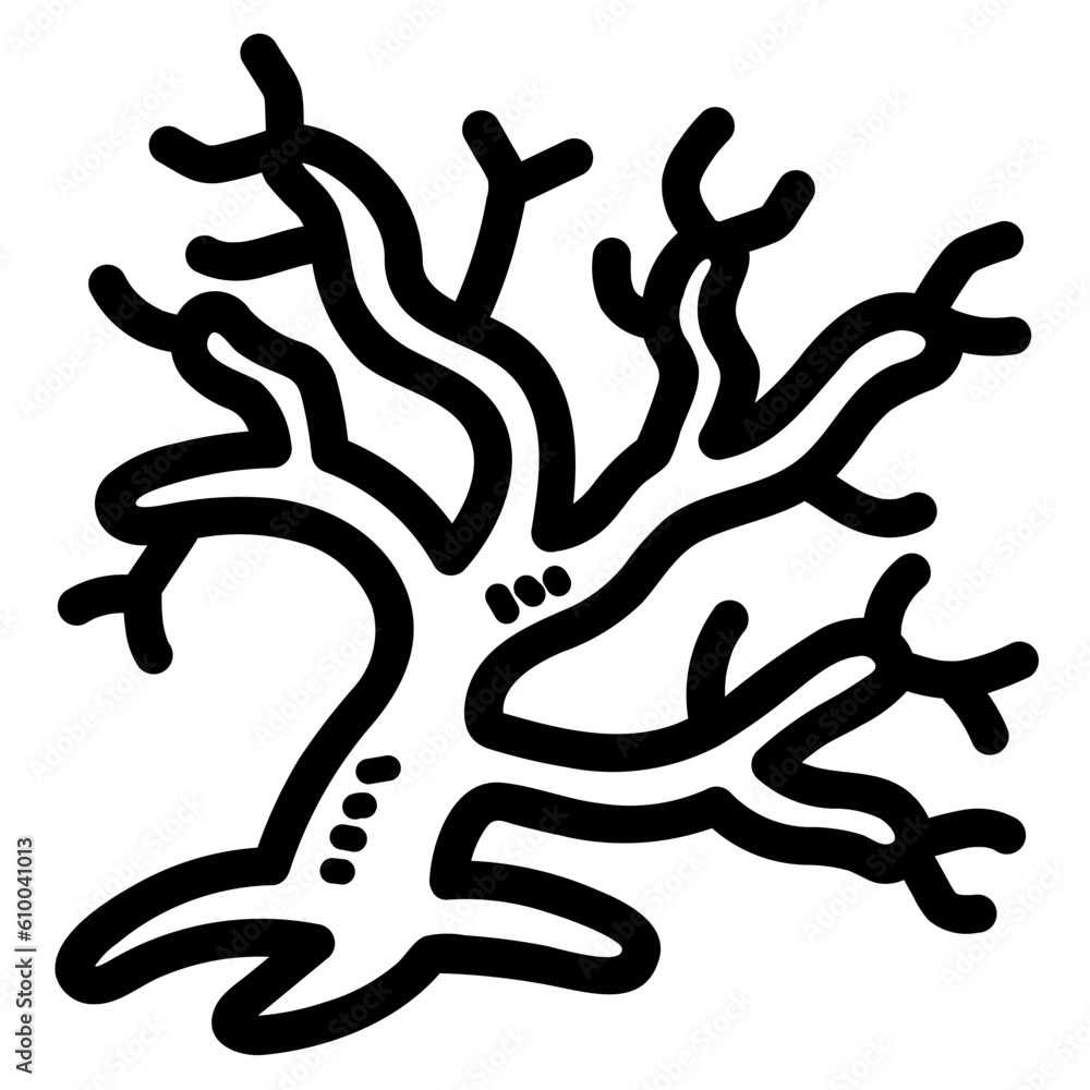 tree line icon style tree line icon style