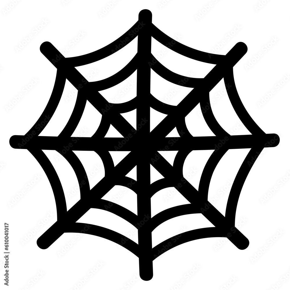 spider web line icon style spider web line icon style