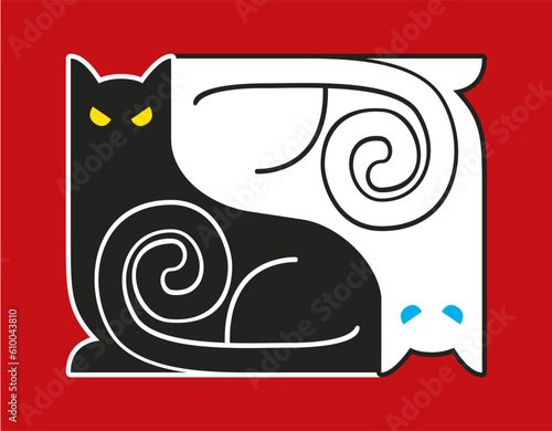Gatto Yin-Yang