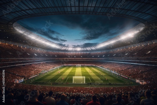 Stadium made with Generative AI technology