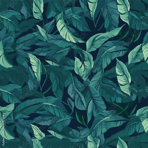 Seamless Colorful Tropical Leaves Pattern.

Seamless pattern of Tropical Leaves in colorful style. Add color to your digital project with our pattern!
 photo