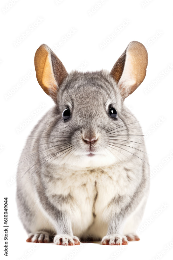 close up of a chinchilla isolated on a transparent background close up of a chinchilla isolated on a transparent background