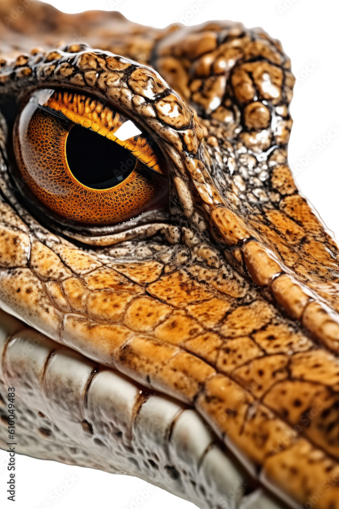 close up of a crocodile isolated on a transparent background close up of a crocodile isolated on a transparent background