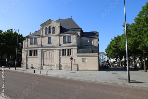 Le théâtre, vue de l'extérieur, ville de Saint Dizier, département de la Haute Marne, France photo