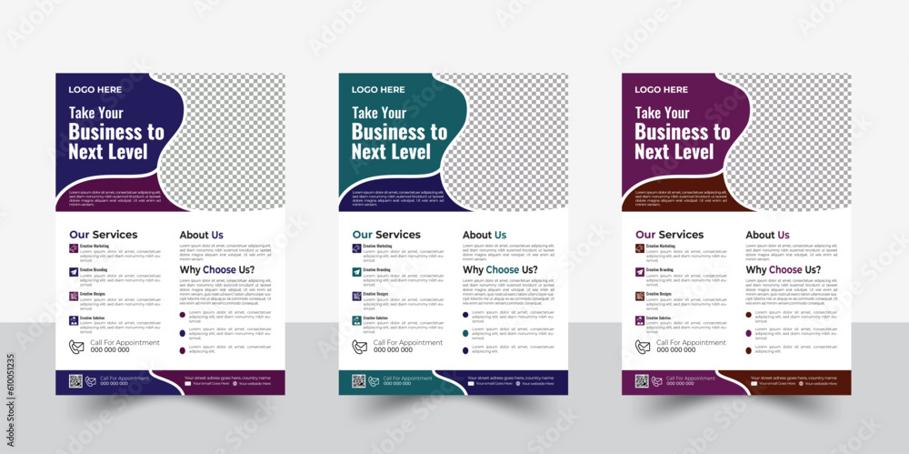 Free vector corporate business flyer template Vector corporate business flyer template corporate business flyer