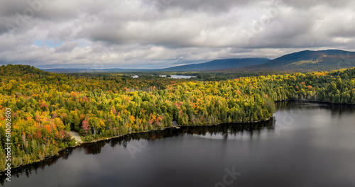 Autumn colors on Prong Pond - in the Moosehead Lake - Greenville area of Maine