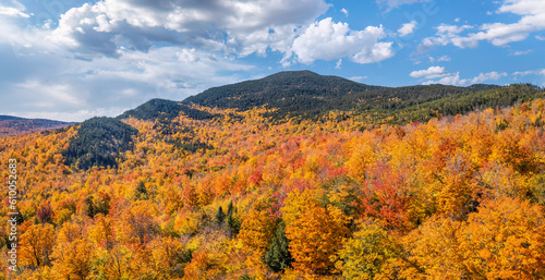 Brilliant fall colors in the Moosehead Lake area of Maine