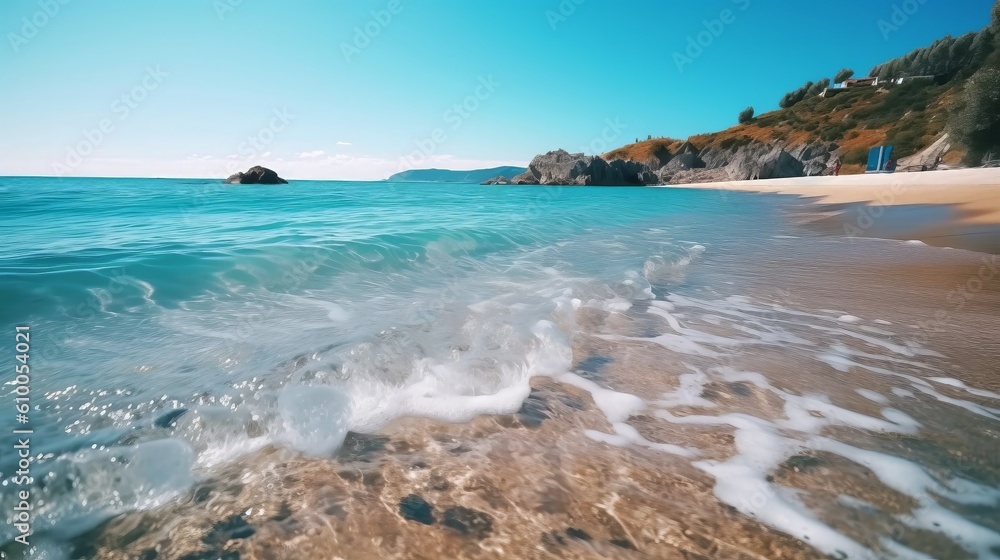 beach and sea