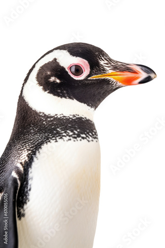 close up of a penguin isolated on a transparent background © Perfect PNG