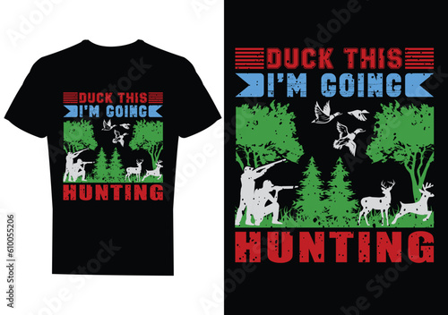Hunting t shirt design